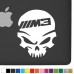 BMW M3 Badass Skull Decal